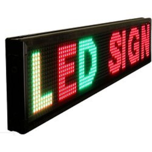 Durable And Long Lasting Graphics Moving Message Led Sign Board Application: For Outdoor