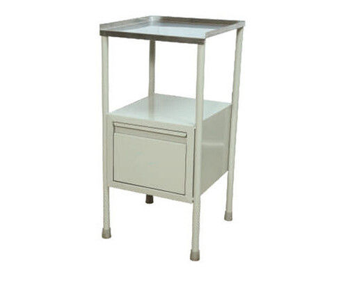 Long Life Span Epoxy Powder Coated Hospital Bed Side Table (C-6002)