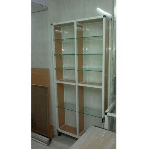 Rectangular Shape Glass Door Almirah For Home And Hotel Use