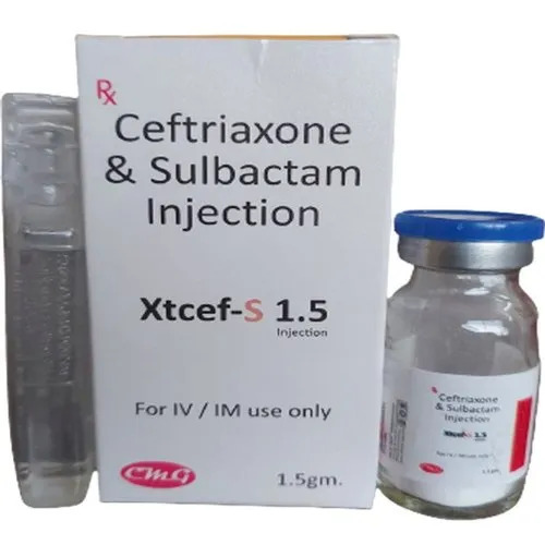 Xtcef-S 1.5 Ceftriaxone And Sulbactam Antibiotic Injection