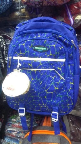 ऑस्टेनिटिक मैंगनीज कास्टिंग स्टील ज़िपर क्लोज़र टाइप एडजस्टेबल स्ट्रैप और हाई वेट बेयरिंग क्षमता के साथ बच्चों के नीले रंग के स्कूल बैग