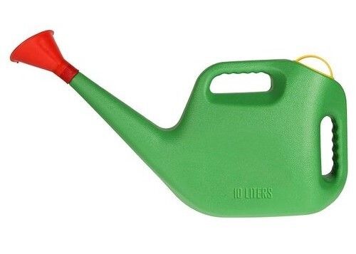 10 Liter Plastic Green Water Can for Nursery Home and Garden