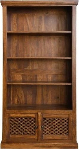 Eco Friendly Termite Resistance Antique Four Compartment Wooden Bookshelf