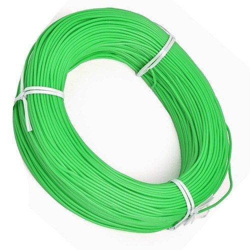 Fine Finish Green Color Pvc Copper Hook Up Wire Cable Capacity: 300 Volt (V)