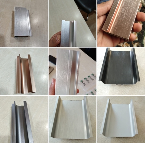 भवन उपयोग के लिए फ्लैट और आयताकार आकार के एल्यूमीनियम प्रोफाइल