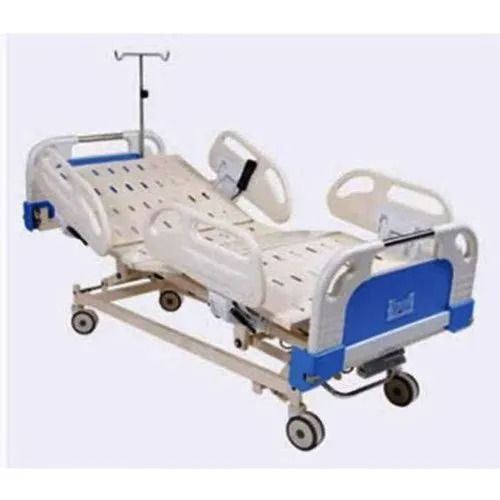 Four Wheel Type Stainless Steel Frame Five Functional Electric ICU Bed