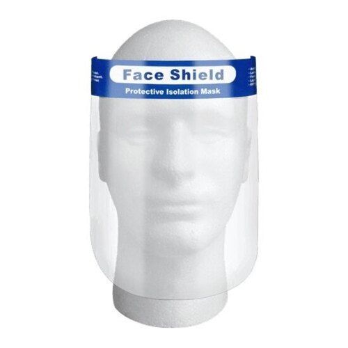 Full Face Cover Protective Isolation Transparent Face Shield for Safety Purpose