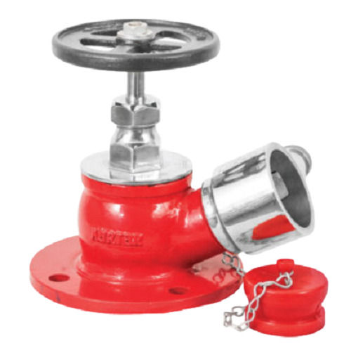 Manual Operated Rust Proof Cast Iron High Pressure Fire Hydrant Valve, 63 Mm Thick 