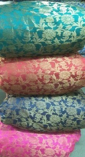 Packaging In Packet Width 46 Inch Plain Dobby Printed Raw Silk Fabrics