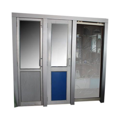 Simple Sliding Rectangular Aluminum Material Door For Office And Home