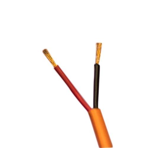 High Voltage Solid Flat Pvc Copper Conductor Speaker Cables For Commercial Use Length: 100  Meter (M)