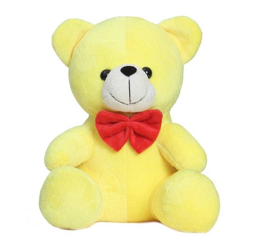 सुपर सॉफ्ट प्लश मटीरियल और पॉलिएस्टर फाइबर 18 cm साइज़ का टेडी बियर