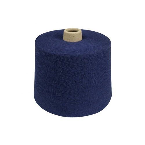 Light In Weight 6 To 120 Yarn Count 100% Cotton Navy Blue Cotton Yarn