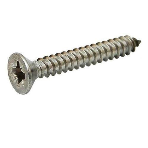 75mm Flat Head Mild Steel Self Tapping Screw with Polished Finishing