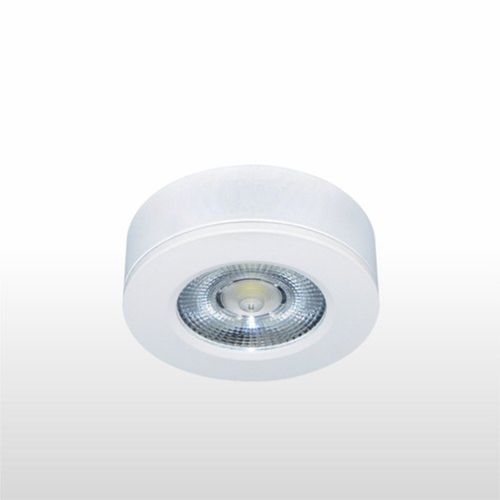 Ceramic Bright Circular Shape Cabinet Led Light With Glass Covering 5 Watt Voltage