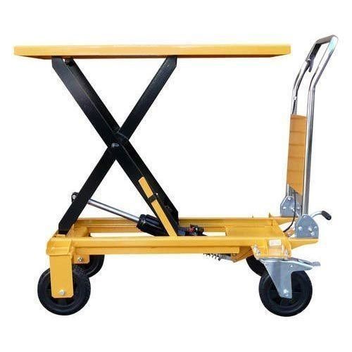 Eco Friendly Paint Coated Stainless Steel Hydraulic Lifting Trolley (1480x 880 Mm)