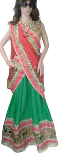 Pink Ethnic Indian Style Georgette Chania Choli