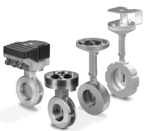 White Low Leakage Rate And Pressure Loss Butterfly Valves For Gas And Air