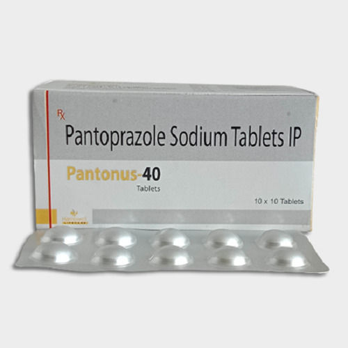 Pantonus-40 Pantoprazole Sodium 40 Mg Tablet Ip, 10x10 Alu Alu Pack