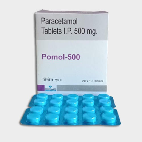 बुखार और सूजन के लिए पोमोल-500 पेरासिटामोल 500 मिलीग्राम एनएसएआईडी टैबलेट, 20X10 ब्लिस्टर आवेदन: औद्योगिक