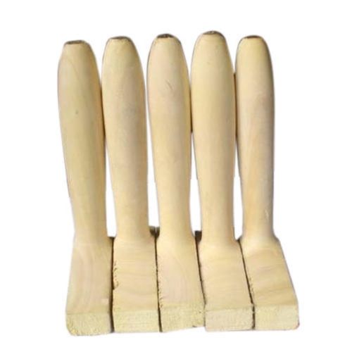 5 Pieces Lightweight Cylindrical Wooden Paint Brush Handles Application: Home And Office