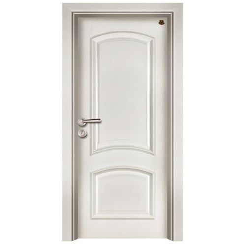 White 7*3 Feet Finished Surface Modern Design Pvc Single Panel Doors