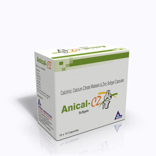 Anical-CZ Calcitriol, Calcium And Zinc Softgel Capsule, 10x10 Blister Pack