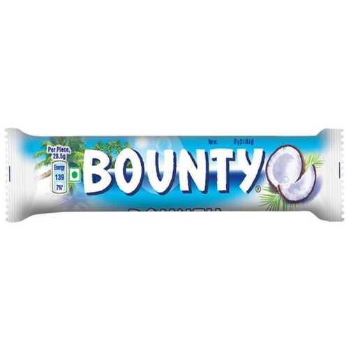 Coconut Filled Bounty Milk Chocolate Bar, 12 Pieces X 28.5 G Box Quantity