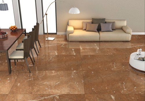 Grey Glossy Finish Ceramic Floor Tiles