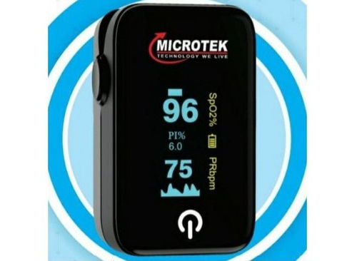 Microtek Fingertip Pulse Oximeter With Dual Color Oled Display