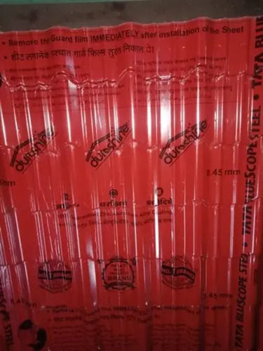 Red Color Coated Corrugated Roofing Sheet