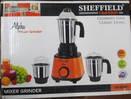 Sheffield Sh-10Z8 Mixer Grinder, For Home Capacity: 2 Liter/Day