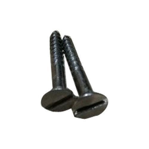 35x8mm Durable Polished Finish Mild Steel Wood Screw for Hardware Fitting