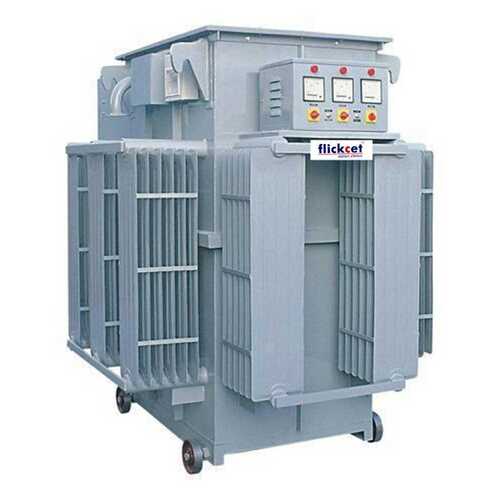 Commercial Usage Three Phase Servo Voltage Stabilizer, 415 V / 50 Hz Body Material: Stainless Steel