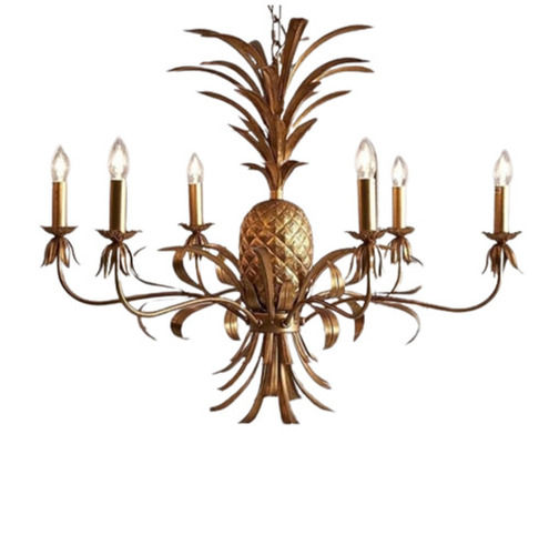 Golden Good Conductor Of Heat And Electricity Iron Designer Hanging Chandelier