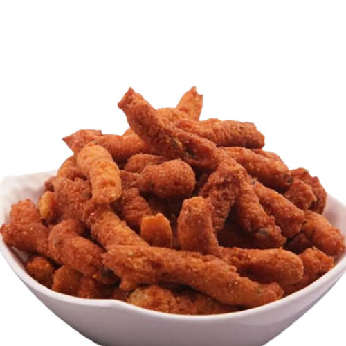 Orange Healthier And Tastier Crispy Spicy Salted Fried Fulwadi Gathiya Namkeen Snacks 