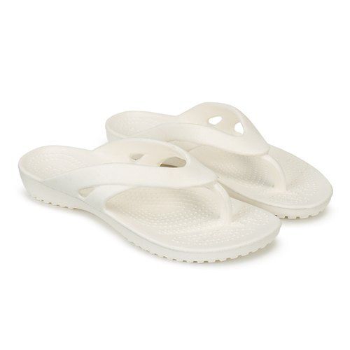 Rainy Men Slip Resistant Skin Friendly Soft Casual Plain White Pvc Slipper 