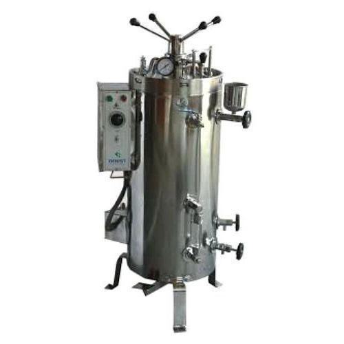 Semi Automatic Stainless Steel Vertical Autoclave with 35-200 Litre Volume