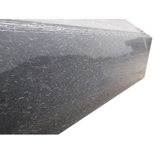 Blue Slip And Crack Resistant Rectangular Polished Finished Steel Granite Slab