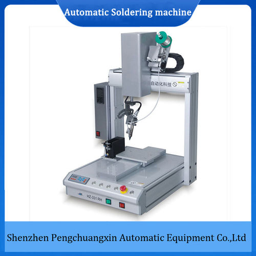 Silver 3 Axis Automatic Soldering Robot For Factory And Automatic Led Strip Machine