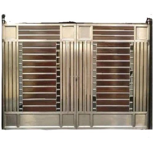 6 x 8 Feet Unbreakable Powder Coated Rust Proof Stainless Steel Main Gate