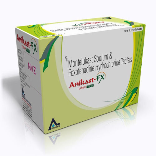 ANIKAST-FX Montelukast Sodium And Fexofenadine Hydrochloride Tablet, 10x1x10 Alu Alu