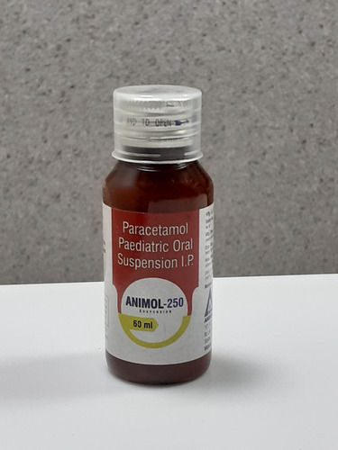 ANIMOL-250 Paracetamol 250 MG Pediatric Oral Suspension, 60 ML