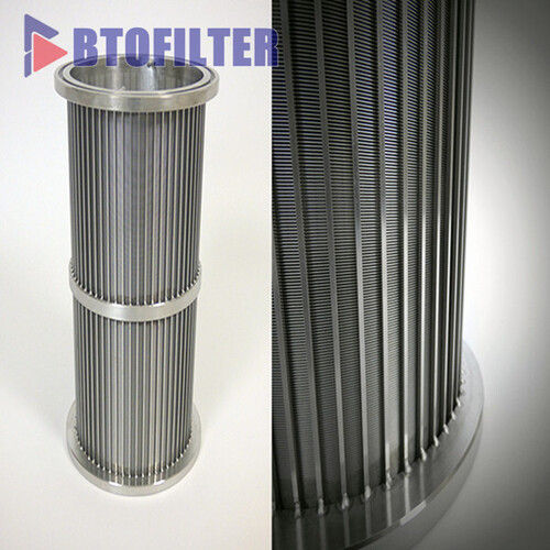 Black-White Corrosion Resistant Self Cleaning Filter Cylinder