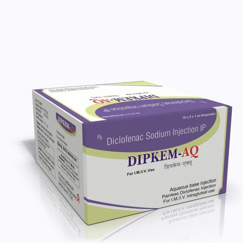 DIPKEM-AQ Diclofenac Sodium 75 MG Aqueous Base Painkiller Injection