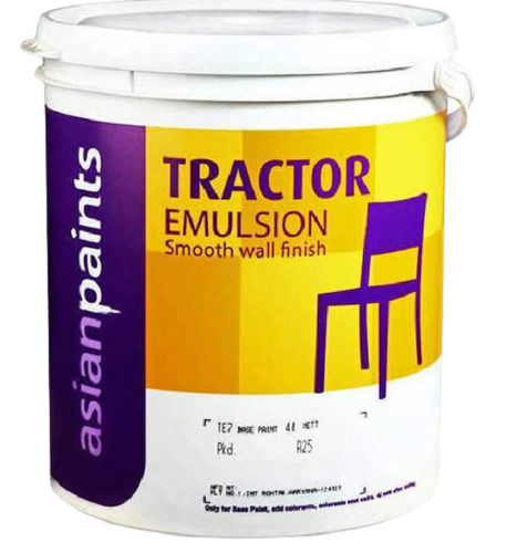 High Glosss 50% Moisture 95% Purity Smooth Texture Tractor Emulision Asian Paints (5 Litre)