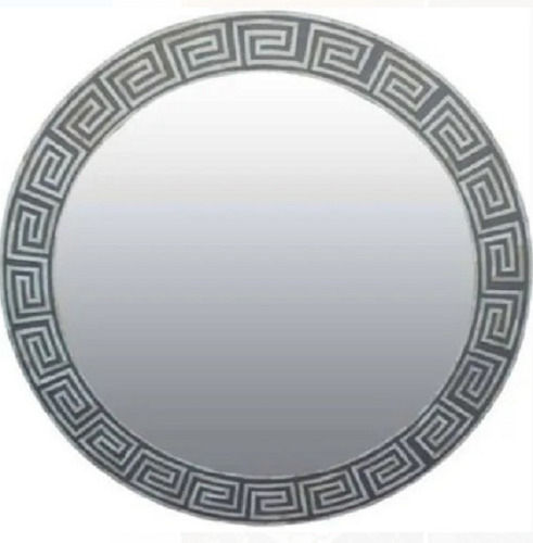 Portable And Lightweight Scratch Resistant Glass Round Wall Mirror For Decorative