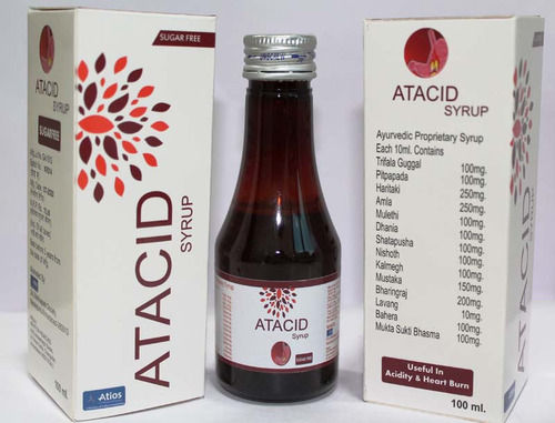 ATACID Syrup With Triphala Guggal, Haritaki, Amla, Mulethi And Bahera, 100 ML