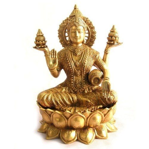 Brass Laxmi Statue