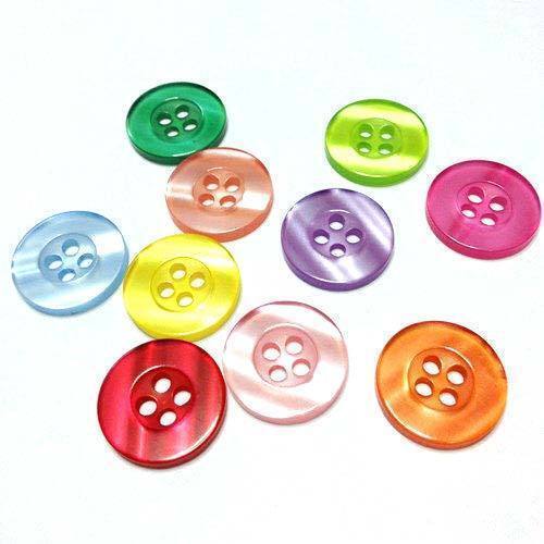 Multi Color Garment Button